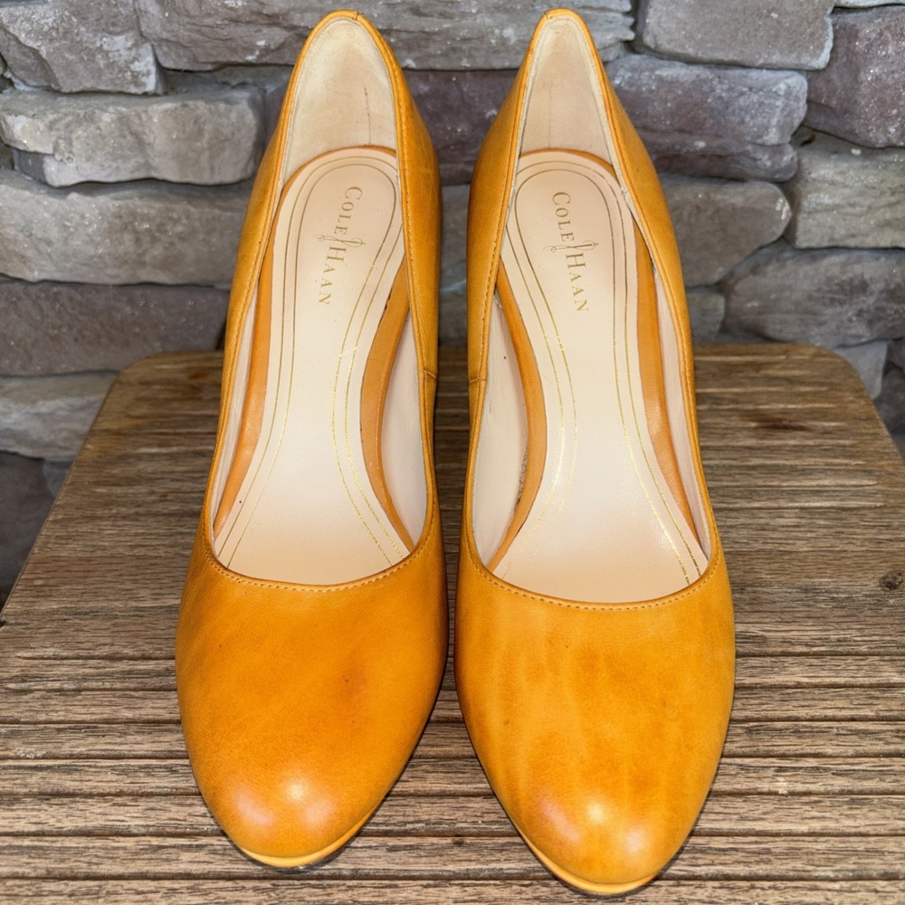 Cole Haan NikeAir Women's Butternut Squash Orange/brown Tint Pump 6.5 B